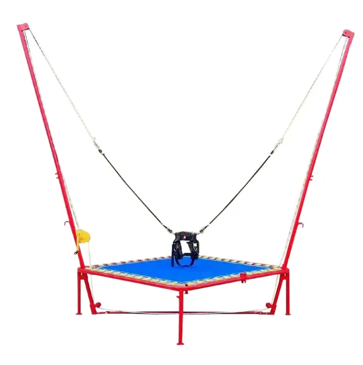 

High Quality Single Child Bungee Trampoline for Outdoor Park Entertainment Direct Factory Sale