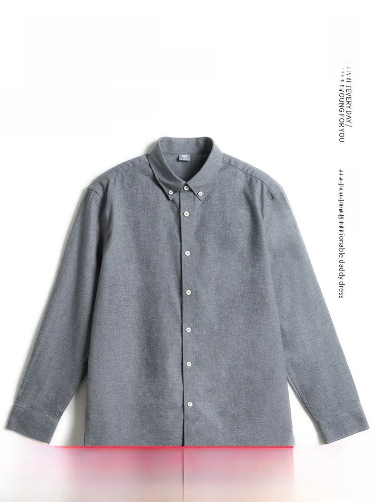 

Мужская рубашка свободного кроя из чистого хлопка, весна-осень, с длинным рукавом, вельветовая, повседневная, модная, городская, на пуговицах