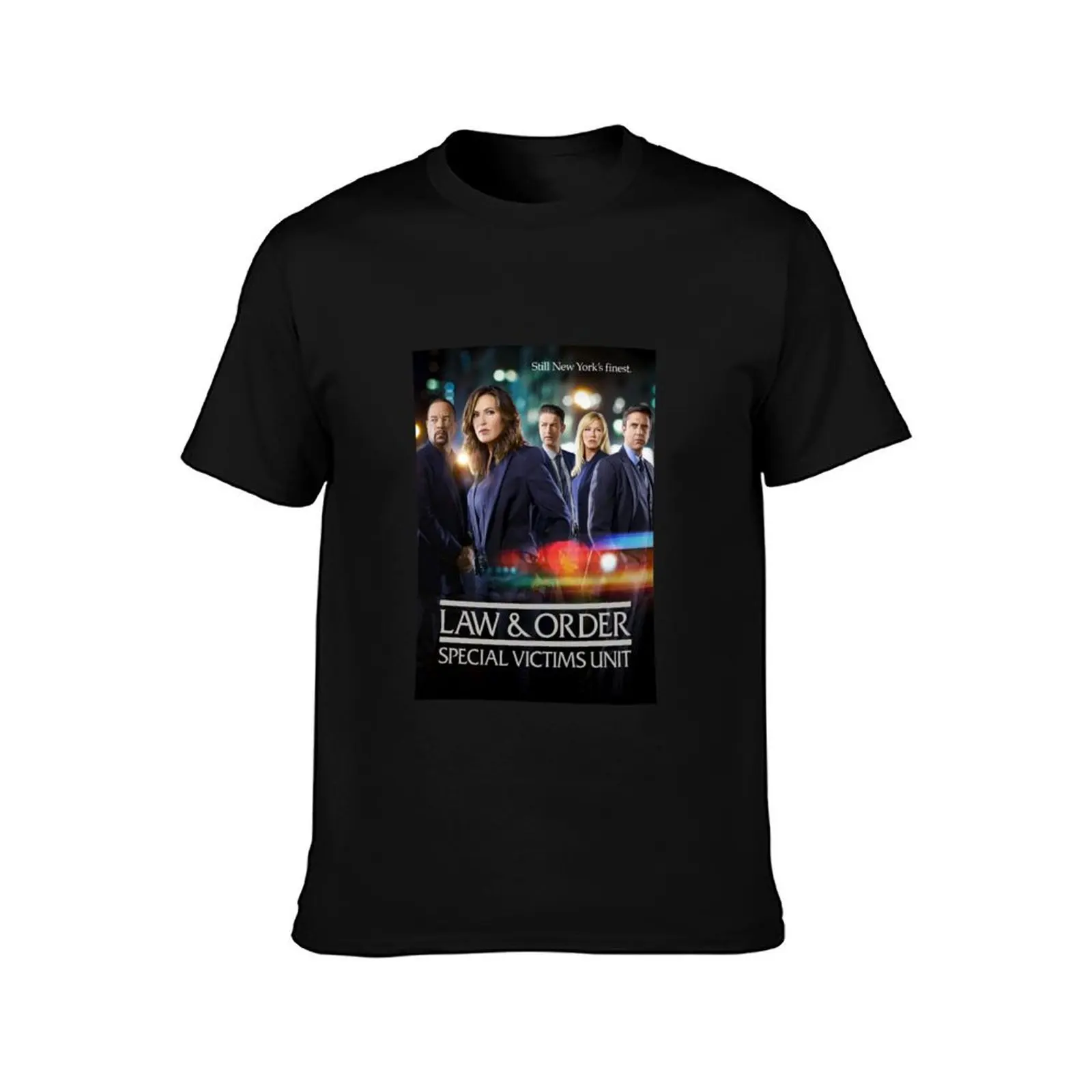 SVU - Still New York's Finest T-Shirt Summer Casual Cotton Tee Oversized Streetwear Tops Vintage Graphic Print 100% Cotton