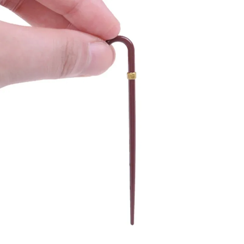 

1/12 Dollhouse Miniature Vintage Gentleman Walking Stick Crutch Accessories Toy
