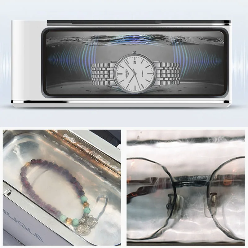 Casa inteligente ultra-sônico mais limpo para óculos de jóias placa de circuito relógios dentadura dentes razor ultrasound limpeza máquina lavar roupa