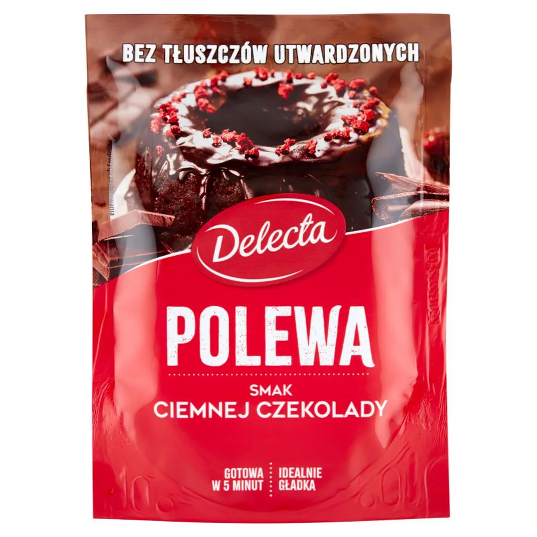 Delecta Polewa smak ciemnej czekolady 100 g