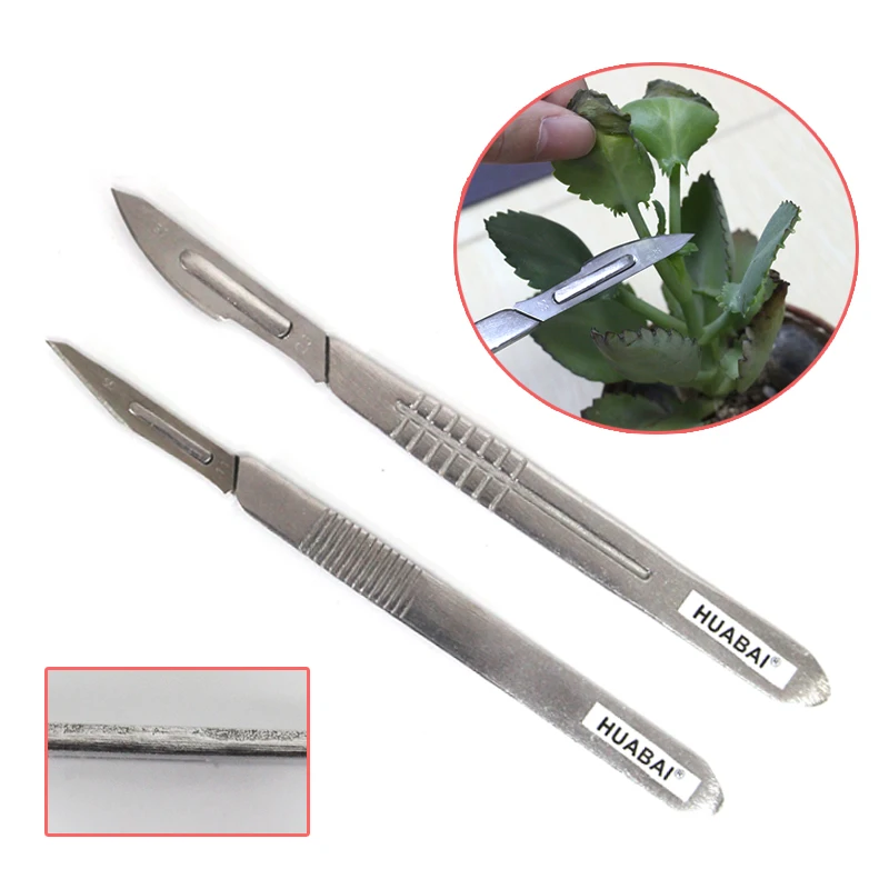 Thickened Stainless Steel Scalpel 11# 23# Metal Carving Knife PCB Repair Animal Scalpel Knife Cut Package Hand Tools Wholesale