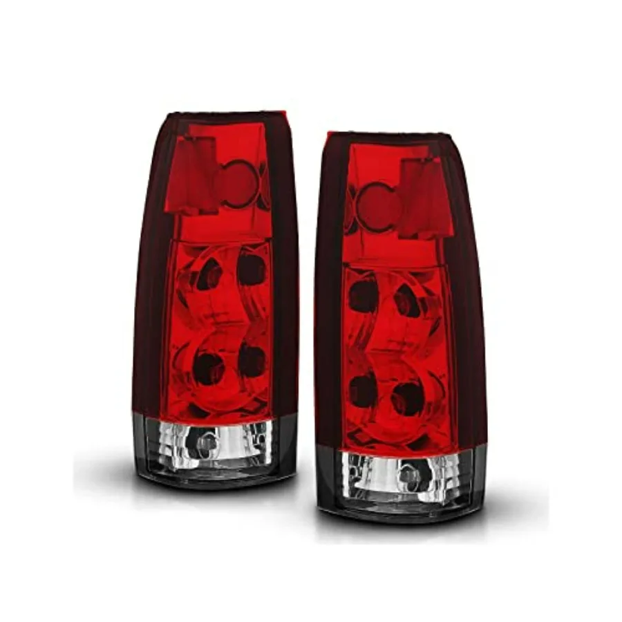 

Для Chevy GMC FullSize C/K 1500 2500 3500 Silverado Sierra Suburban Crystal Red Clear Сменный комплект стоп-сигналов - Passen
