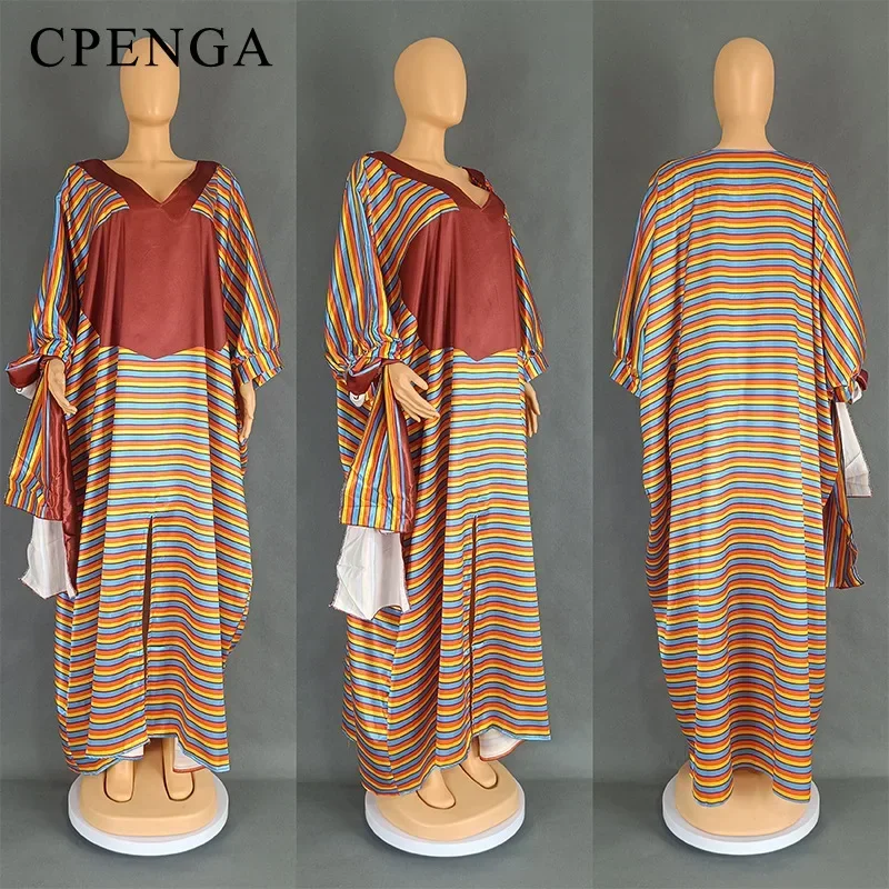 Plus Size abito lungo africano per le donne elegante abito da sera da sposa Layd Africa Dashiki Robe Islam Eid musulmano Abaya caftano