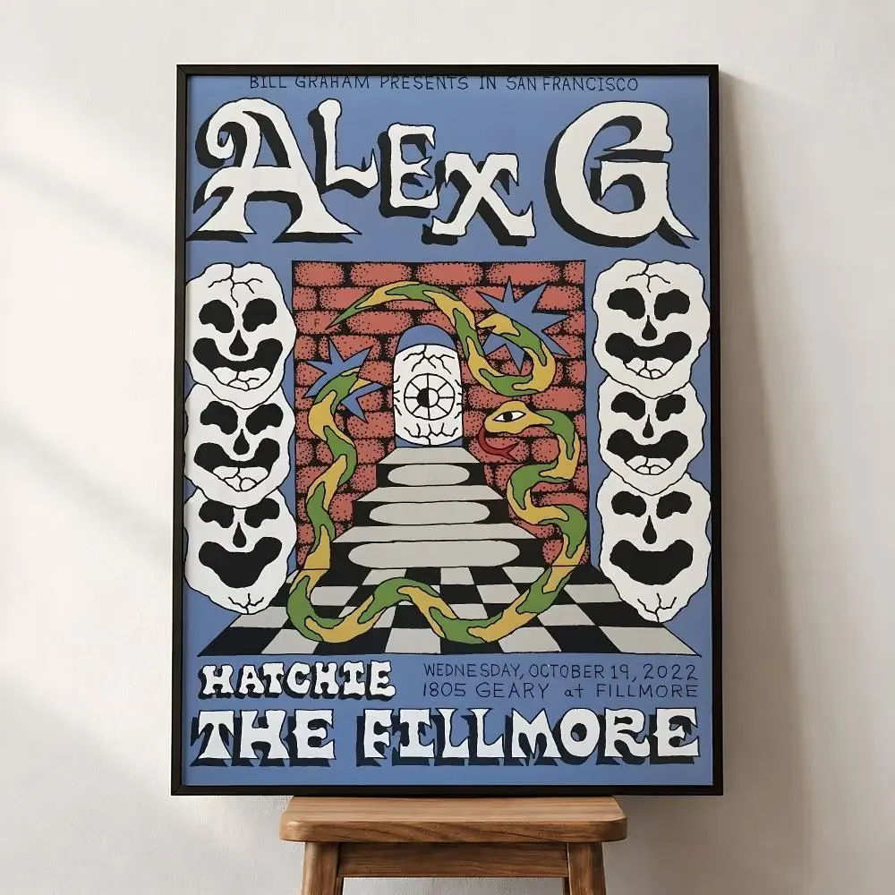 Musik Alex G Indie-Rock Sänger Songwriter Poster PP Wandkunstdruck Abnehmbar Wasserbeständig Heimdekoration Schlafzimmer Apartment Geschenk – Detail 15