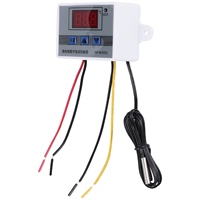 XH-W3002 220V Digital LED Temperature Controller 10A Thermostat Control Switch Probe with Waterproof Sensor W3002