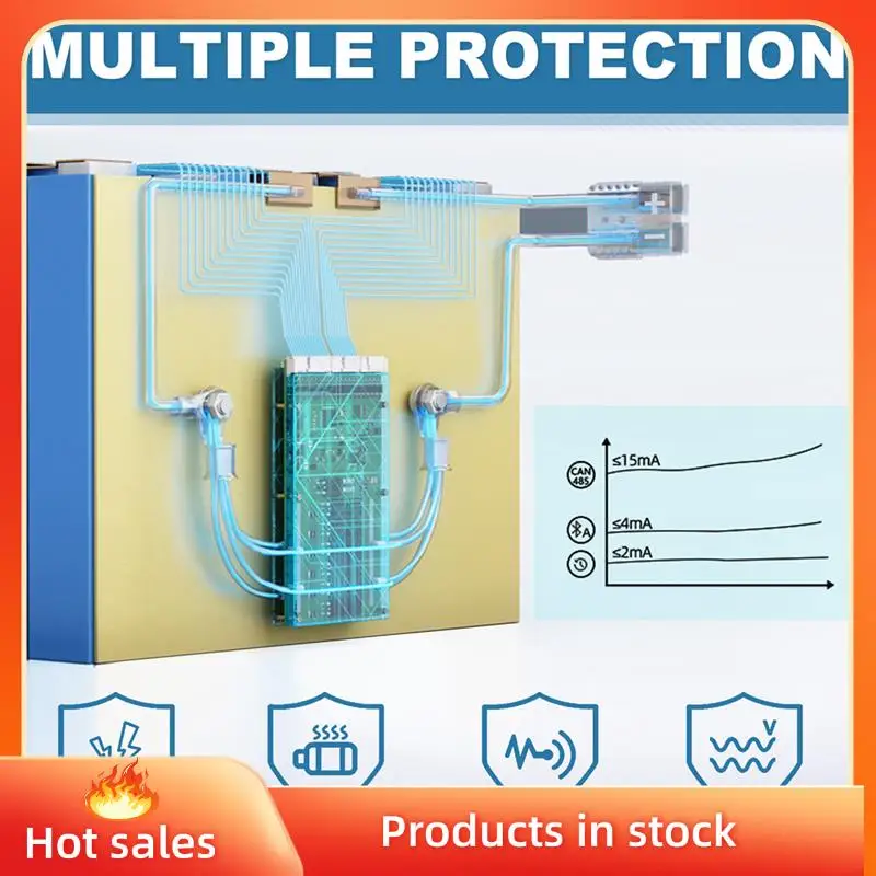 ل ANT BMS 10S إلى 32S Smart Bms 120A Lifepo4 LTO لوح حماية بطارية ليثيوم #4