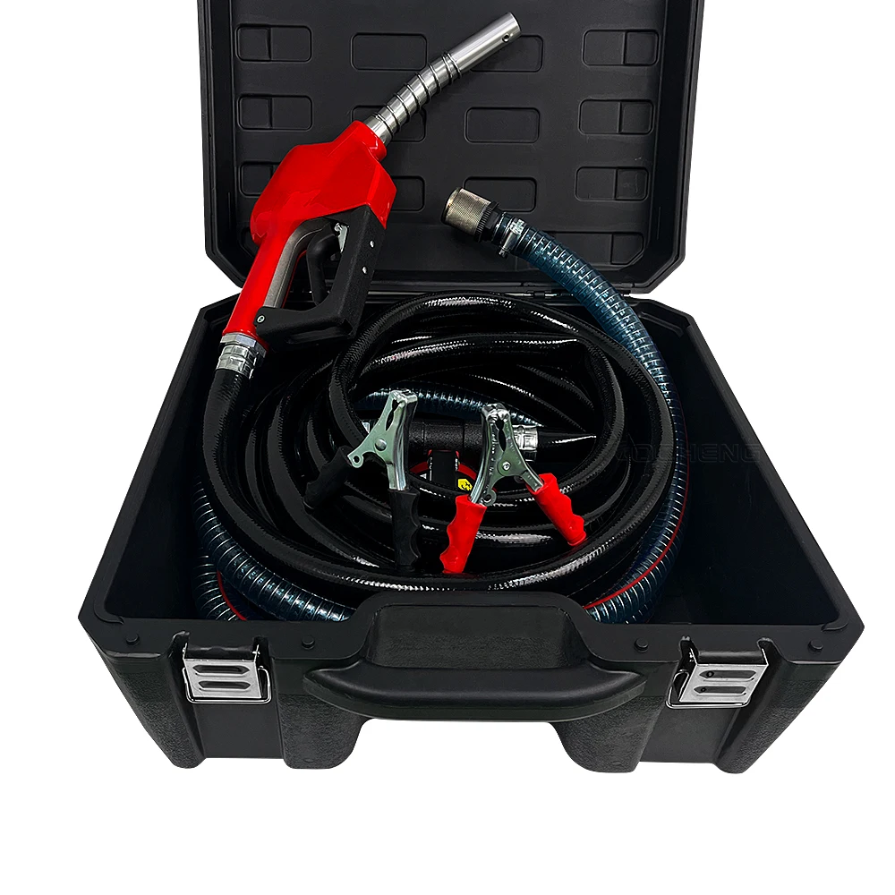 DC 12/24V Portable Electric Fuel Transfer Pump for Car Boat Refueling Kit