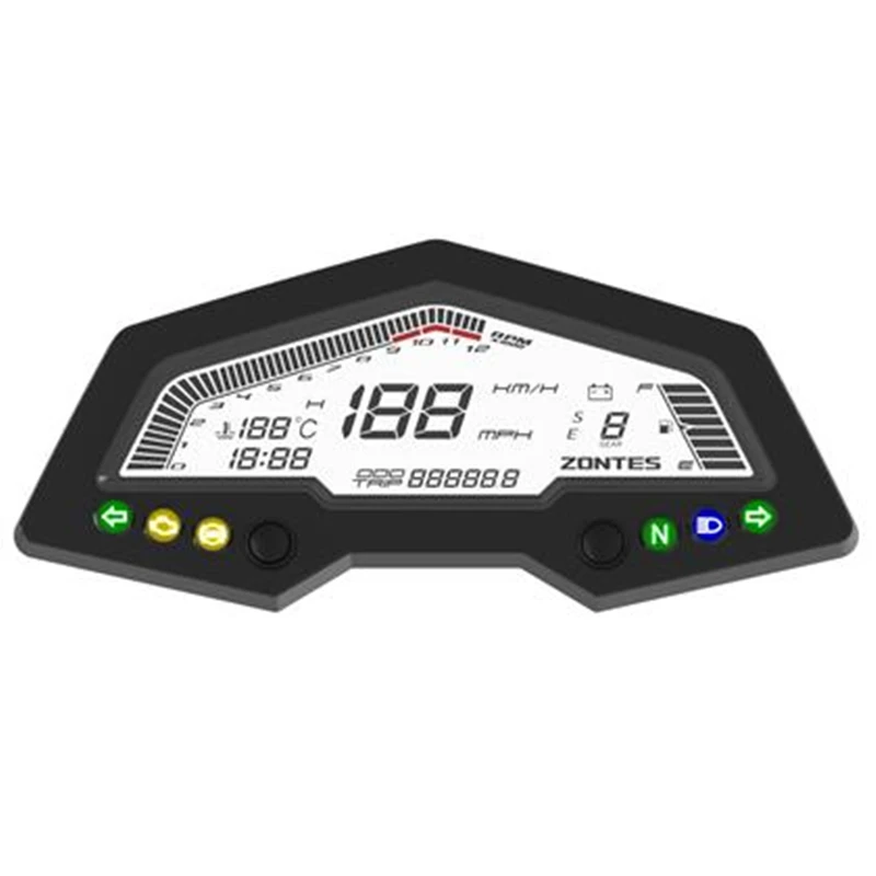 Motorcycle Gauges Cluster Speedometer Tachometer For ZONTES 310 ZT310-R ZT310-R2 ZT310R ZT310R2 Speed Ometer