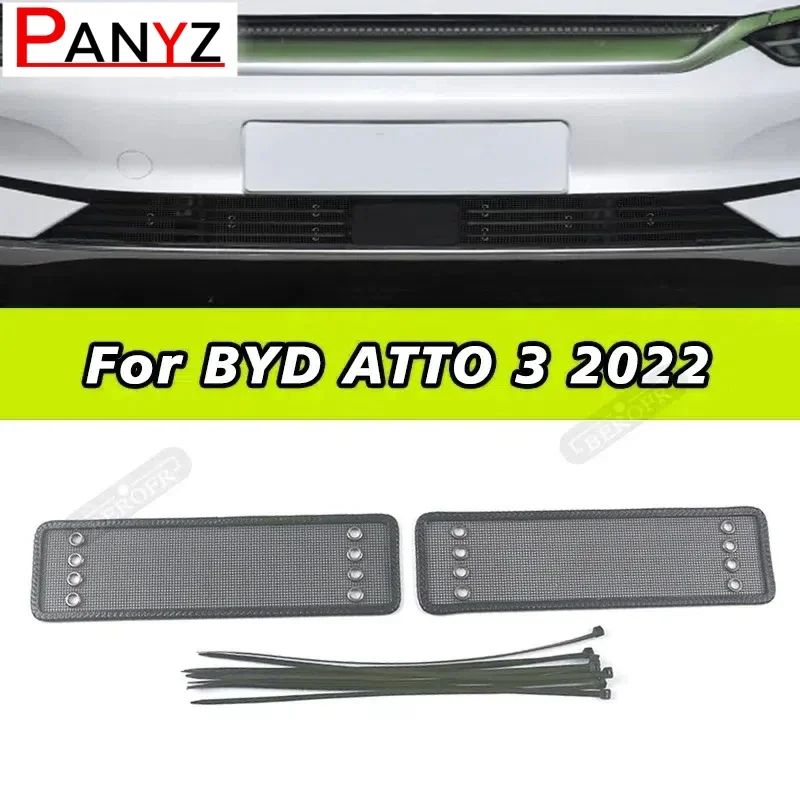 

Front Center Net Frame Grille Strip Cover Trim Moulding Car Styling Protector Decoration Accessories For BYD ATTO 3 2022