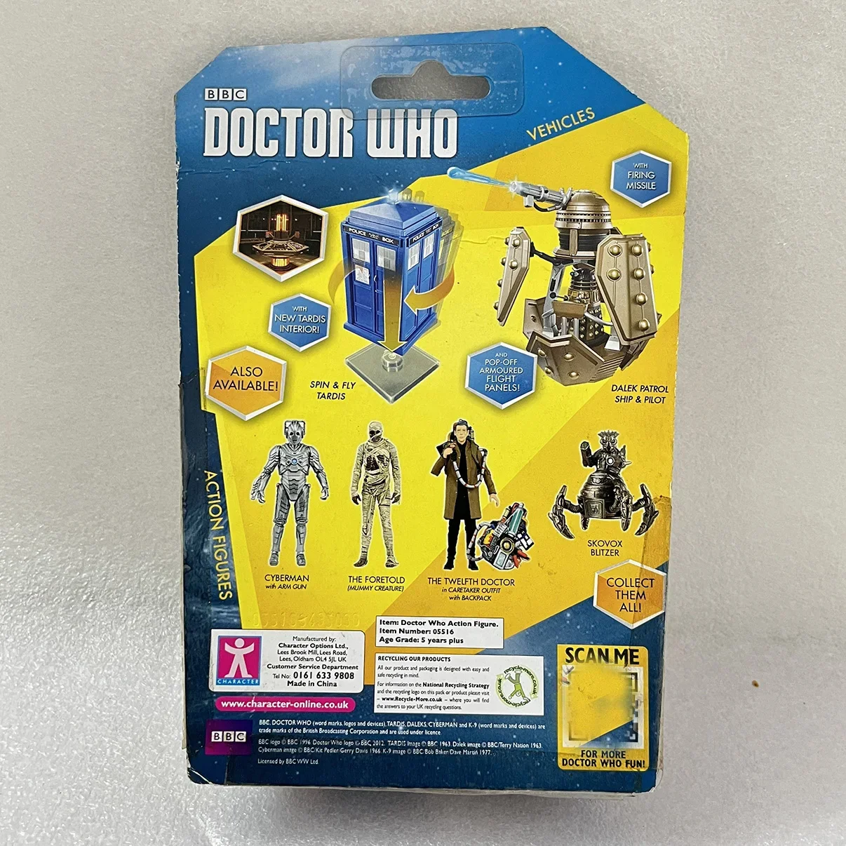 3.75 Inch Cartoon Model Who The Cyberman Movable Doctor Collection Action Figure  Toy