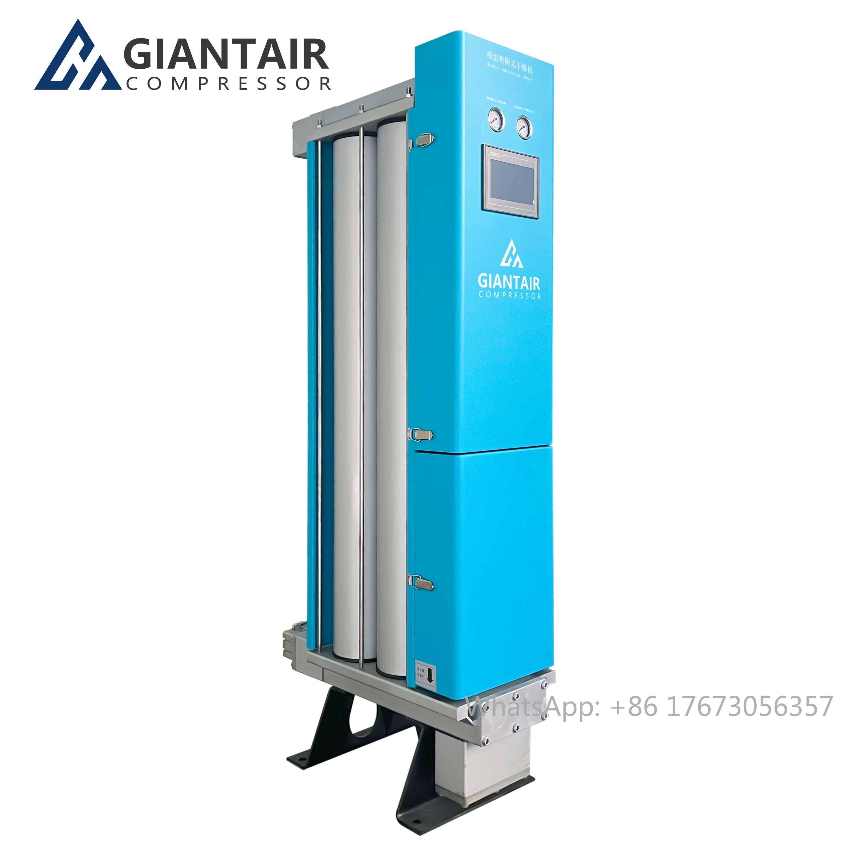 GiantAir 5HP/10HP Modular Regeneration Adsorption Desiccant Dryer New Industrial Regenerative Compressed Air Dryer Compressors