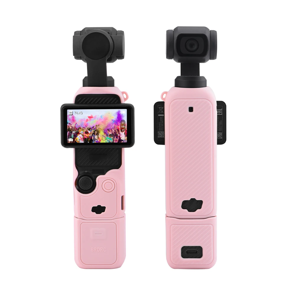 For DJI OSMO POCKET 3 Body Silicone Case Lens Protective Cover Display Blackout Accessories