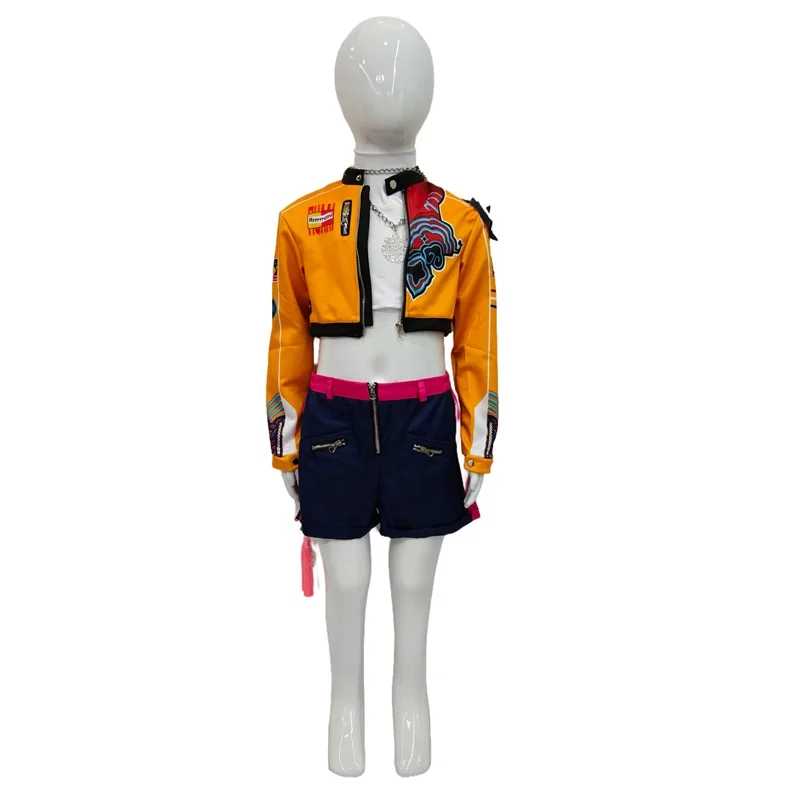 키즈 케이팝 데몬 루미 조이 미라 코스프레 헌터스 헌트릭스 의상 걸그룹 아이돌 롤플레잉 할로윈 카니발 파티 의상