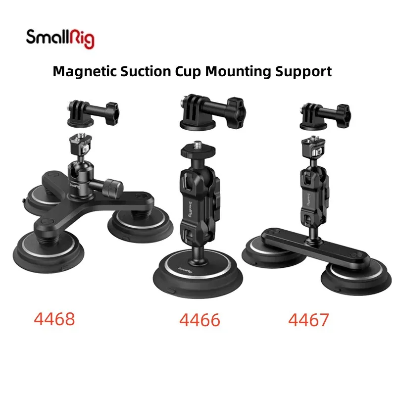 SmallRig Magic Arm Magnetic Suction Cup Mounting Support Kit for GoPro Insta360 Action Cameras 4466 4467 4468