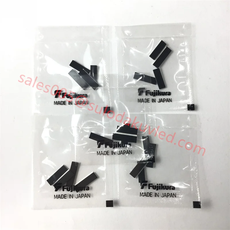 Fiber Fusion Splicer Gasket, Fiber Holder, Rubber Pad, FSM-60S, 60R, 22S, FSM-70S, FSM-80S, 62S, 19S, 12S, 70R, 4Pc Set