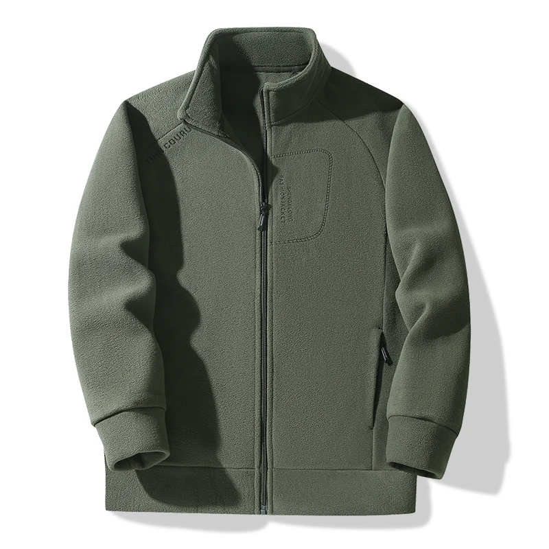 

Men's Outdoor Mountaineering and Hiking Windproof Warm Jacket Spring and Autumn Fashion Trend Thickened Polar Fleece Jacket