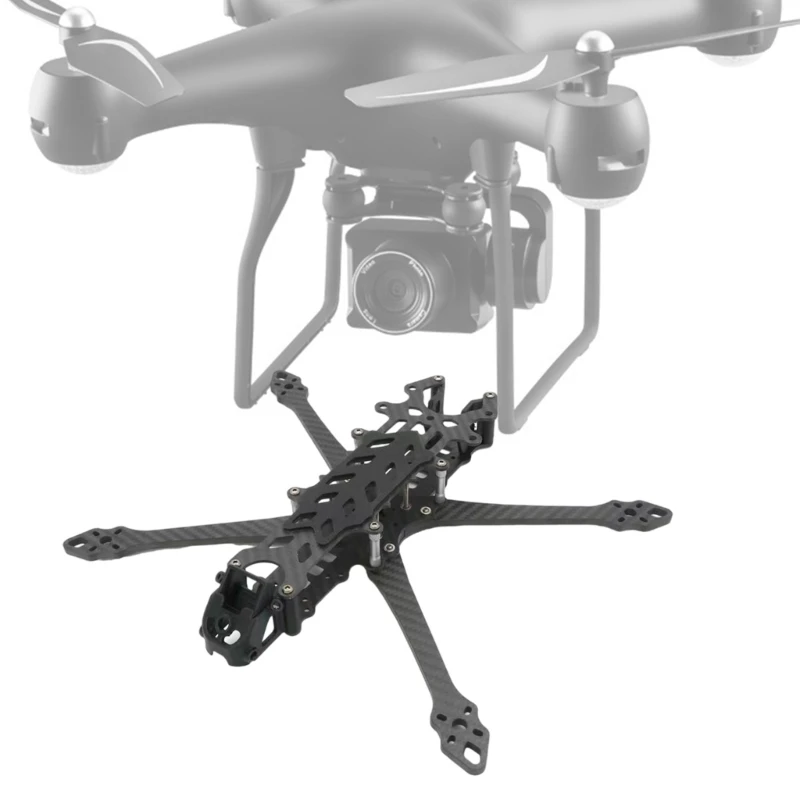 Volledige Set 7 inch Koolstofvezel Frame 5.0mm Arm Quadcopter Type Frame Accessoires voor UAV, FPV Vliegtuigen