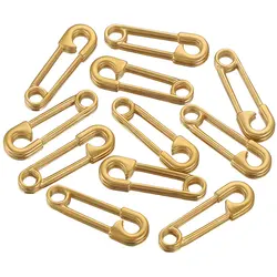 5pcs Stainless Steel Pin Shape Charms Connectors for Jewelry Making Findings DIY Charm Earring Bracelet Necklace Supplies Craft