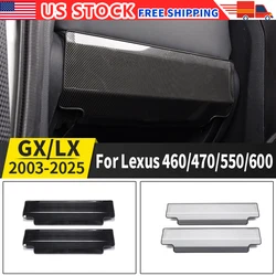 Stainless Steel Seat Defense Plate for Lexus LX570 GX460 GX400 2008-2023 2021 2020 Interior Decoration upgraded Accessories
