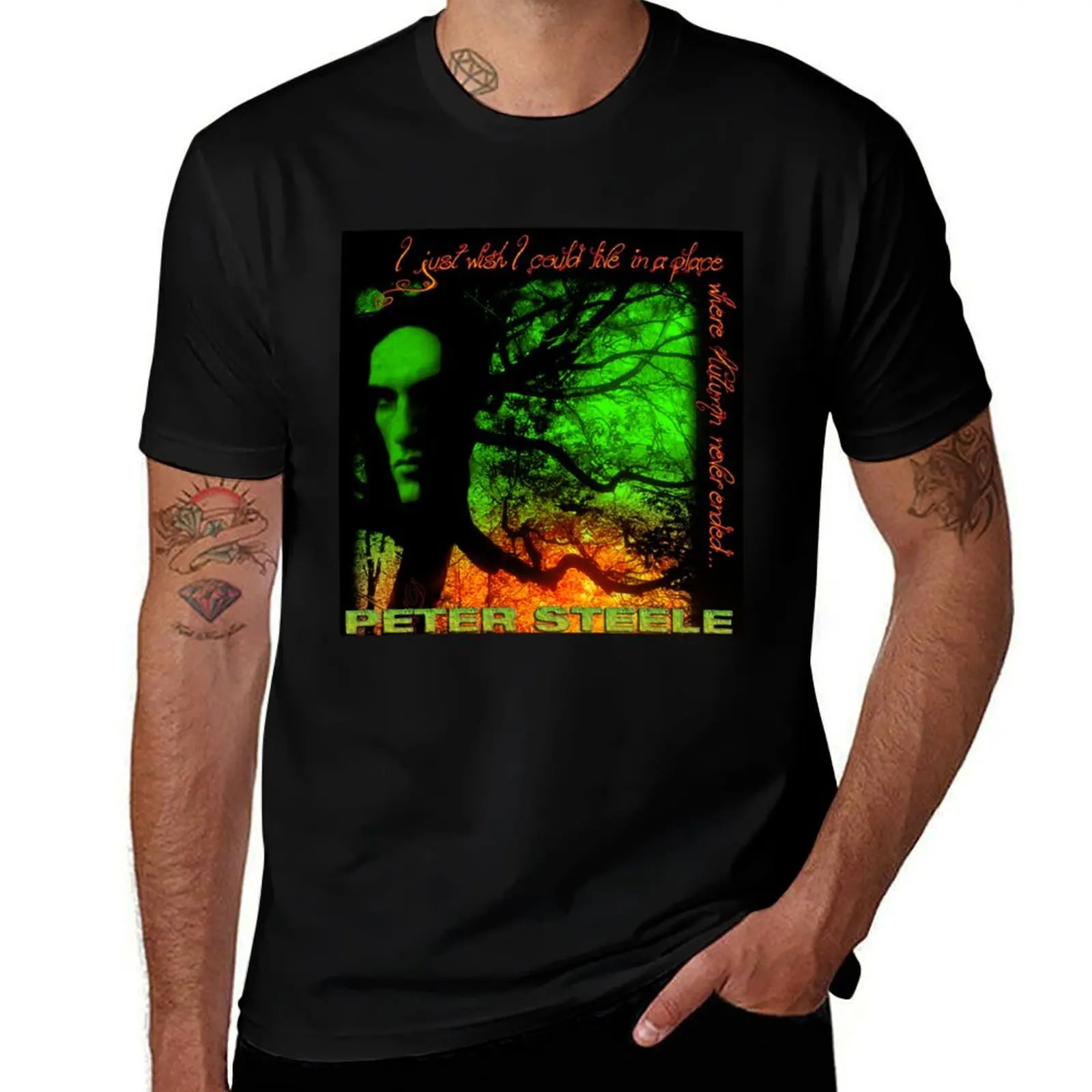 

type o fans negative peter steele 2019 coklat T-Shirt man t shirts for men casual T-Shirt