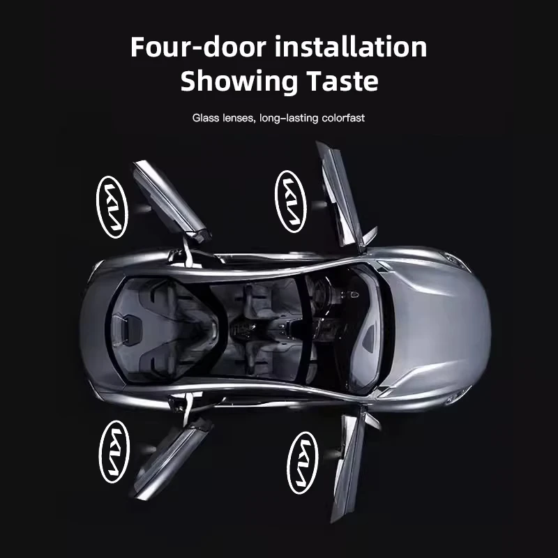 باب السيارة ترحيب ضوء HD كشاف ضوئي لاسلكي مصابيح اكسسوارات لكيا ريو 4 Ev3 ev6 نيرو ستونيك سبورتاج GT-Line Ceed Picanto #6