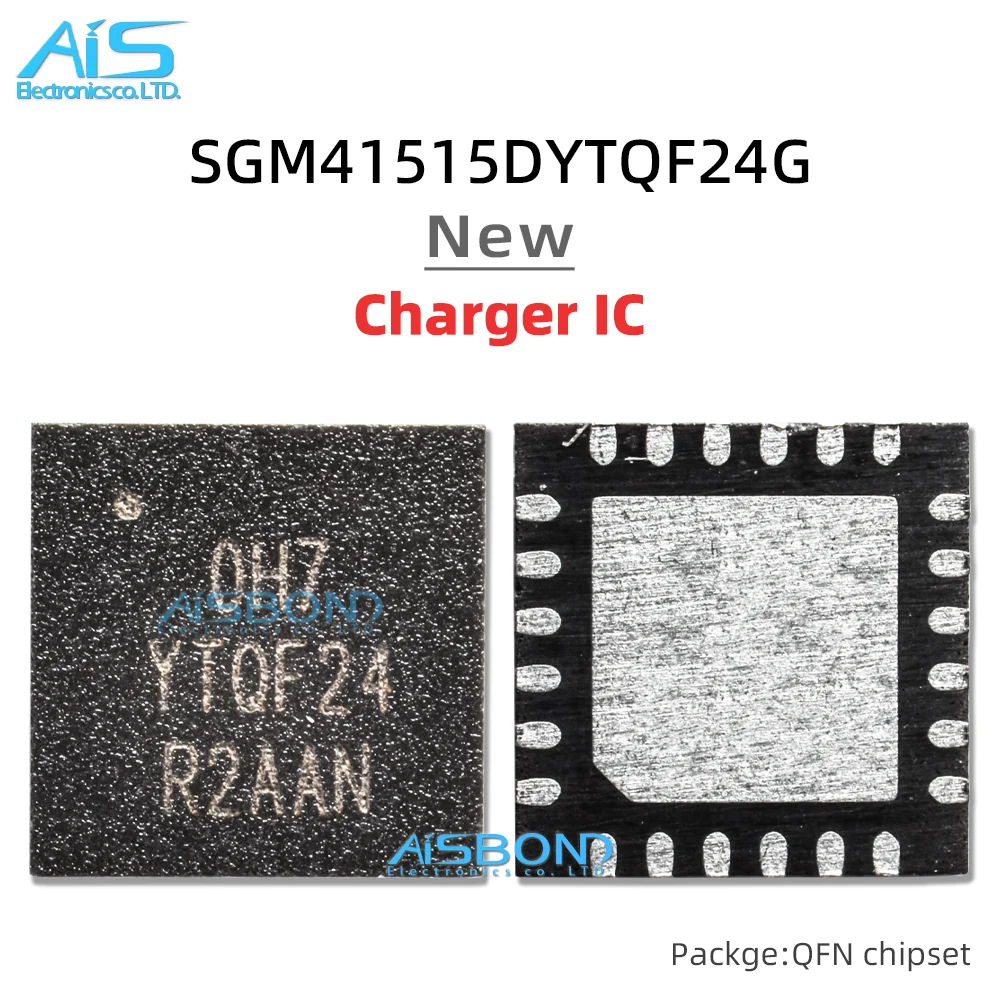 

2 шт./лот, новый чип SGM41515DYTQF24G для зарядного устройства смартфона, маркировка 0H7 OH7, QFN-24