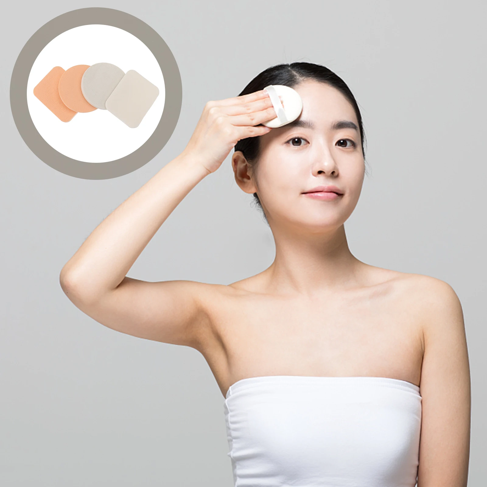 20 قطعة إسفنجة مكياج مزدوجة الجوانب 2 في 1 للاستخدام الرطب والجاف مرنة متينة لتنظيف الوجه مسحوق نفخة أحمر الخدود قضيب إسفنجة الوجه #3