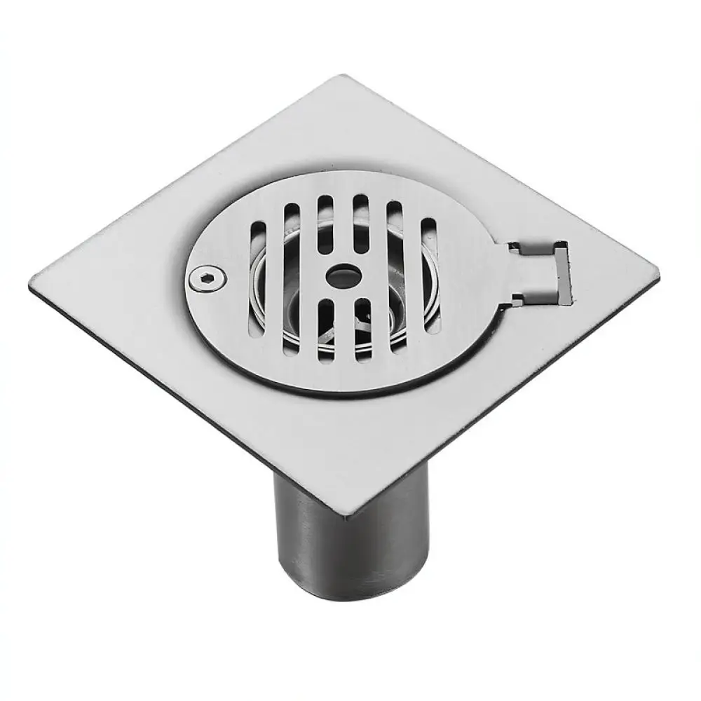 Anti Theft Lockable Floor Drain Stainless Steel Sewer Strainer For Detention Facility Interrogation Room Odor Resistant