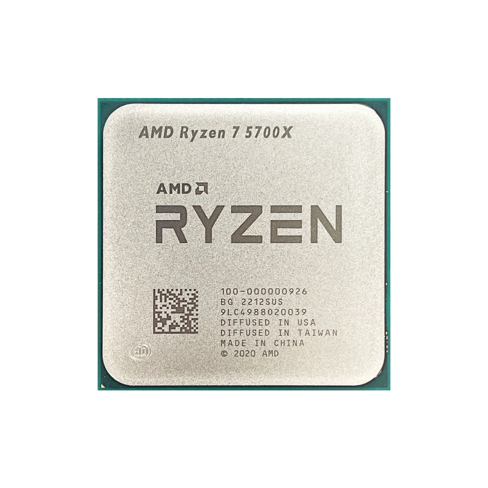 Ryzen 7 5700X CPU R7 5700X Processor for B550 3.4 GHz 8-Core 16-Thread 7NM L3=32M Socket AM4 Processors Bulk CPUs