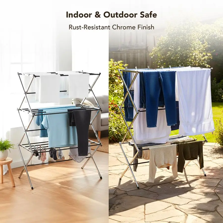 Portable Collapsible Clothing Dryer Rack, Foldable Drying Rack for Clothes, Lingerie, Towels, Linens, Laundry Home Apartment Mus