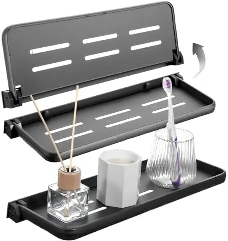 

Набор из 3 складных настенных полок для автодомов – алюминиевые, прочные, экономящие пространство, для кухни, ванной, спальни – решения для хранения в кемперах