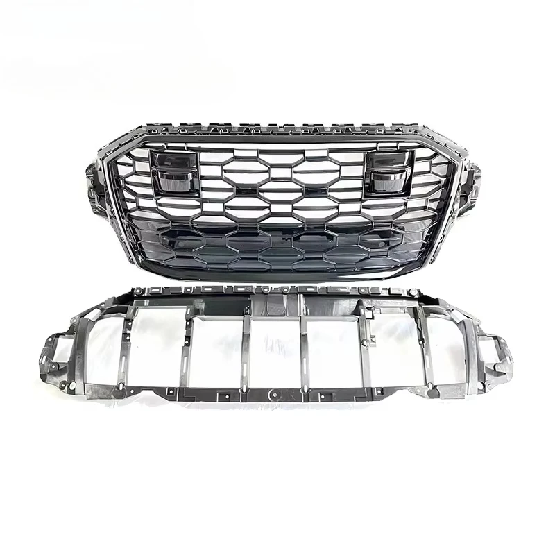 

Car 2020-2023 RSQ7 Style Look Front Bumper Grille Glossy Black Grill for Audis Q7 SQ7 2020 2021 2022 2023