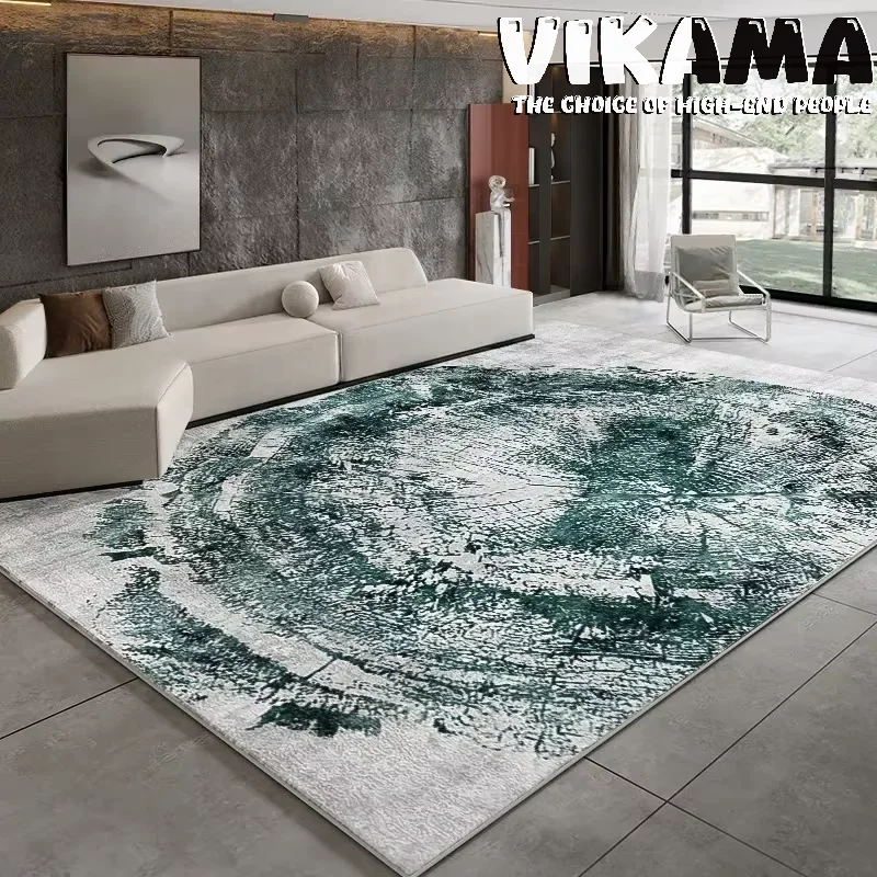 VIKAMA Modern Light Luxury Living room Large area lounge Crystal velvet carpet Minimalist bedroom Study sofa non-slip carpet