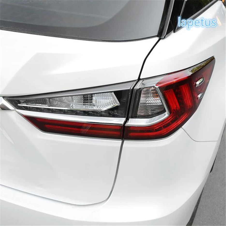 

Rear Tail Trunk Taillight Lights Lamp Strip Decor Lid Cover Trim Fit For Lexus RX200t RX450h 2016 - 2020 Chrome Car Accessories