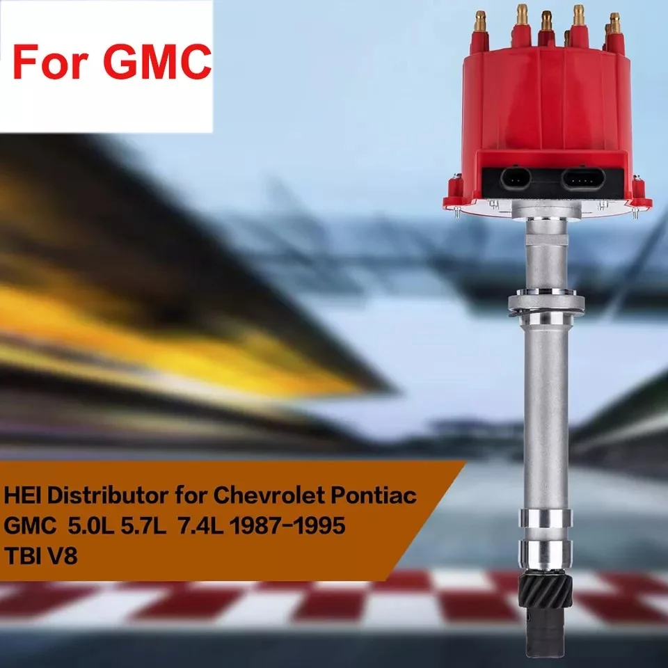

1 Pcs Brand New Ignition Distributor Red 1103952 For Chevy GMC 5.7L 5.0L V8 EFI TBI TPI 7.4l