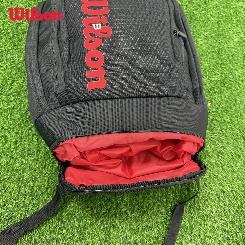 Wilson CLASH V3 Series Tennis Bag Multifunctional Racket Bag Shoulder Large Capacity Storage Bag with Shoe Compartment