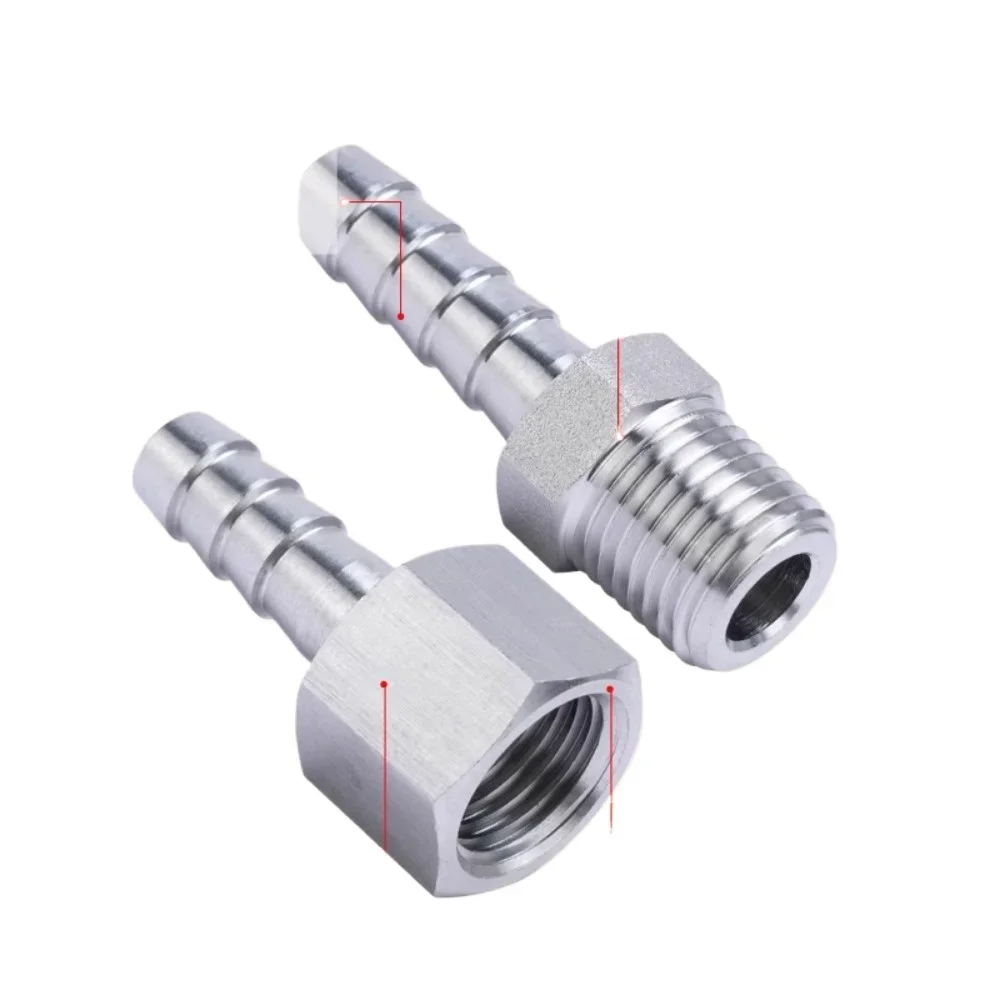 High-Pressure  4 6 8 10 12 14 16 -20mm Hose Barb 1/8
