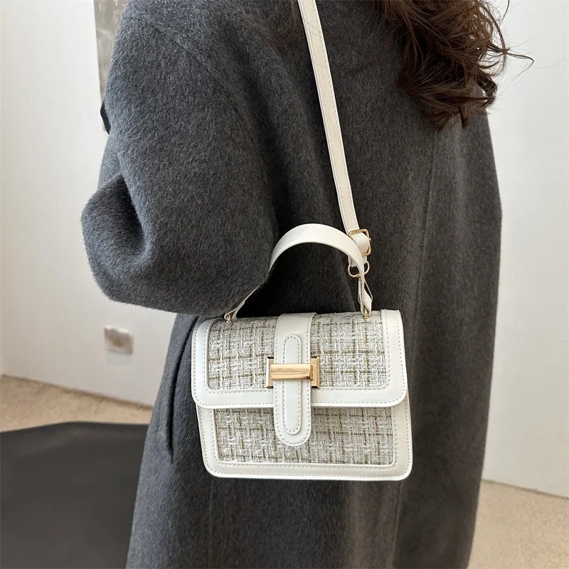 

New Fashionable And Versatile New Trend Handbag Small Square Multi Functional Casual Single Shoulder Crossbody Bag