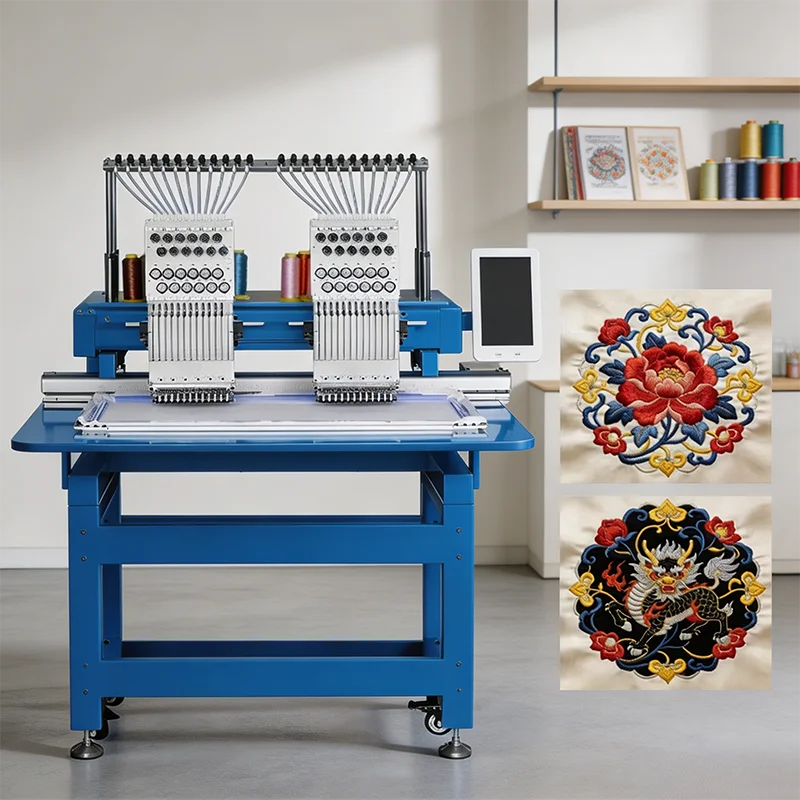 Commercial 8-Needle Computerized Embroidery Quilting Stitcher Monogrammer 10