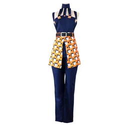Anime Ghirga Narancia Cosplay Costumes Wigs Fancy Outfit Halloween Carnival Party Uniform Suit