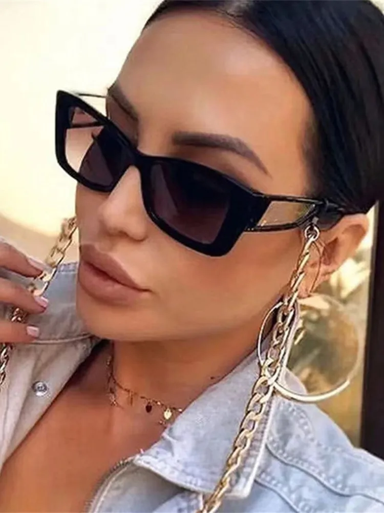 New Cat Eye Women Sunglasses Vintage Brand Designer Fashion Sun Glasses Big Cateye Shades Men Luxury Female Oculos UV400 Gafas