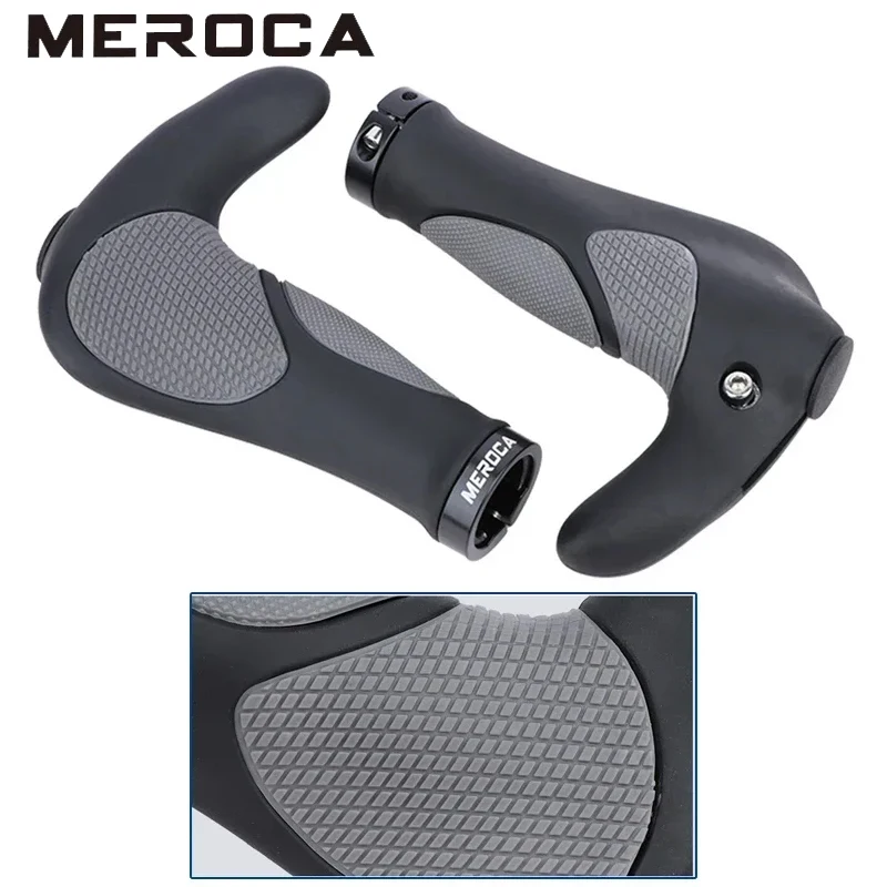 

MEROCA diameter 22.2mm bicycle handlebar rubber anti slip and shock-absorbing mountain bike handlebar bicycle accessories