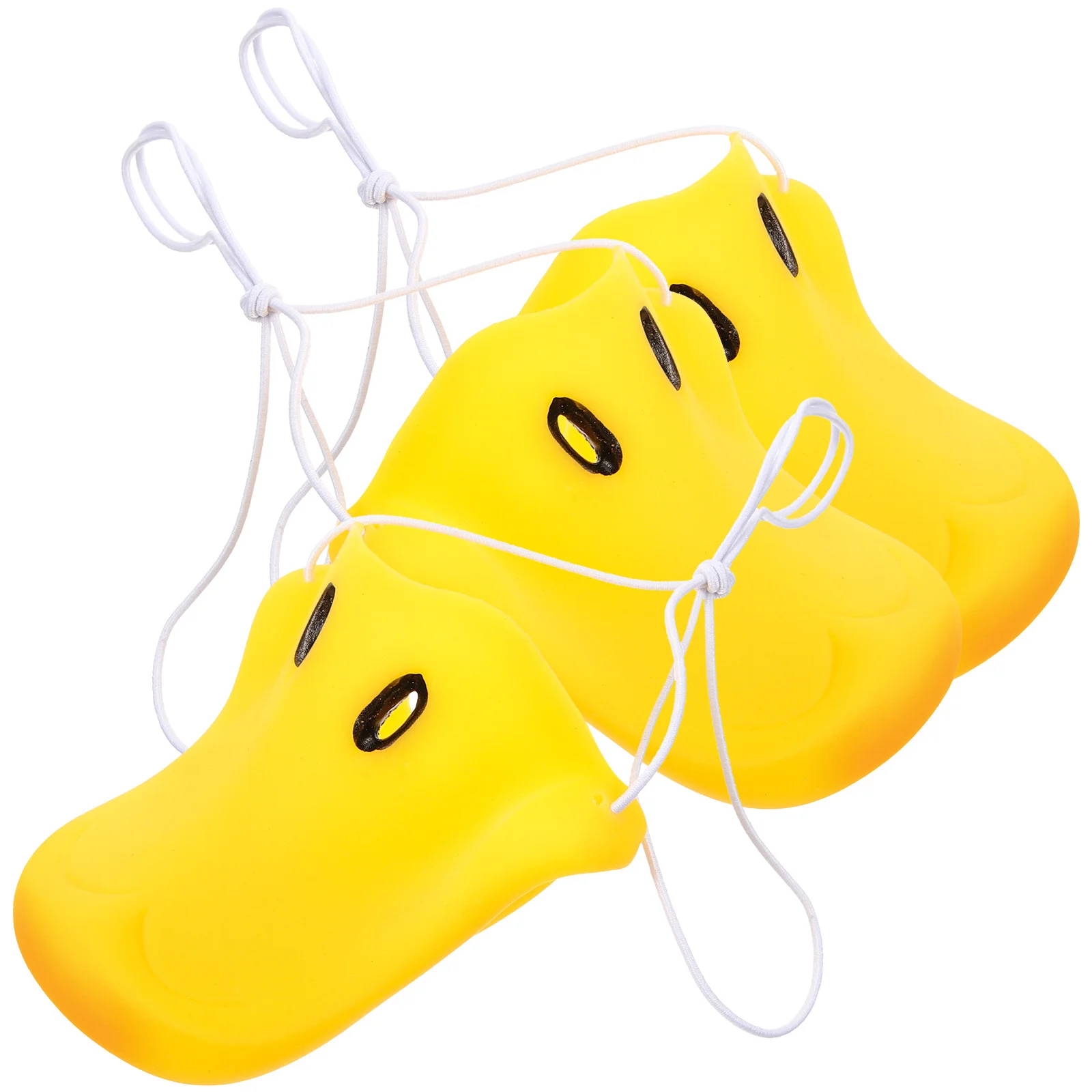 

3Pcs Duck Nose Simulation Party Accessory Elastic Band Costume Prop Animal Nose for Halloween Cosplay Dress Up