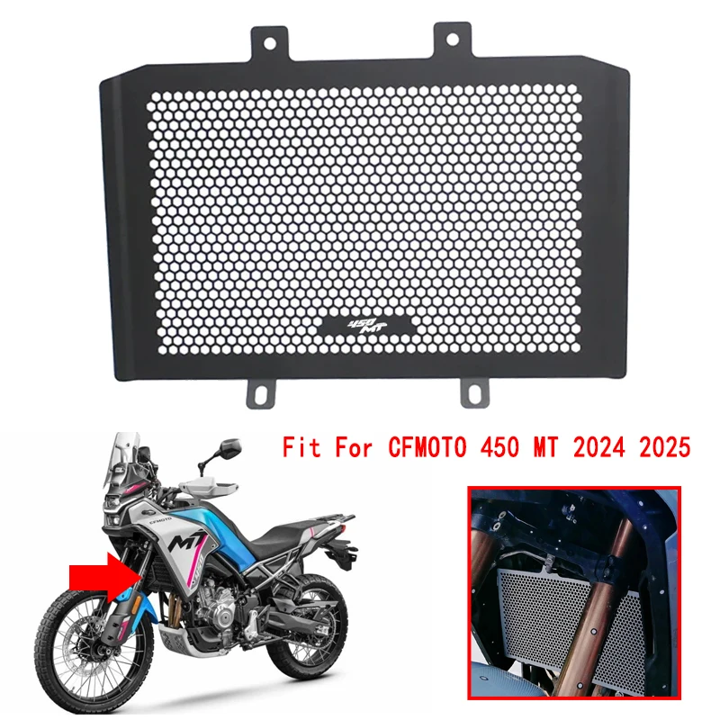 

Fit For CFMOTO 450 MT CF-MOTO 450MT MT 450 2024 2025 Motorcycle Accessories Radiator Guard Protection Cover Engine Radiator Net