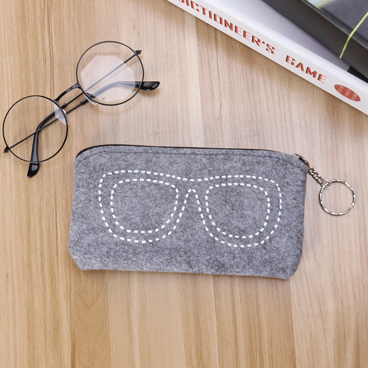 

GlassesStorageCase SoftFeltSleeve SlimOrganizerPouch SunglassesEyewearProtector TravelGlassesBag StorageEyeglassesCase