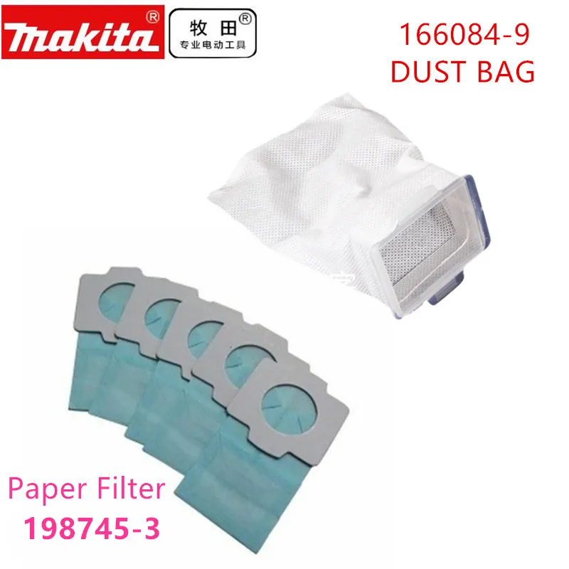 MAKITA fabric dust bag filter 166084-9 194566-1 For DCL182 CL107 CL102D CL104D BCL182 LXLC01 BCL142 CL072D 4013D 4073D