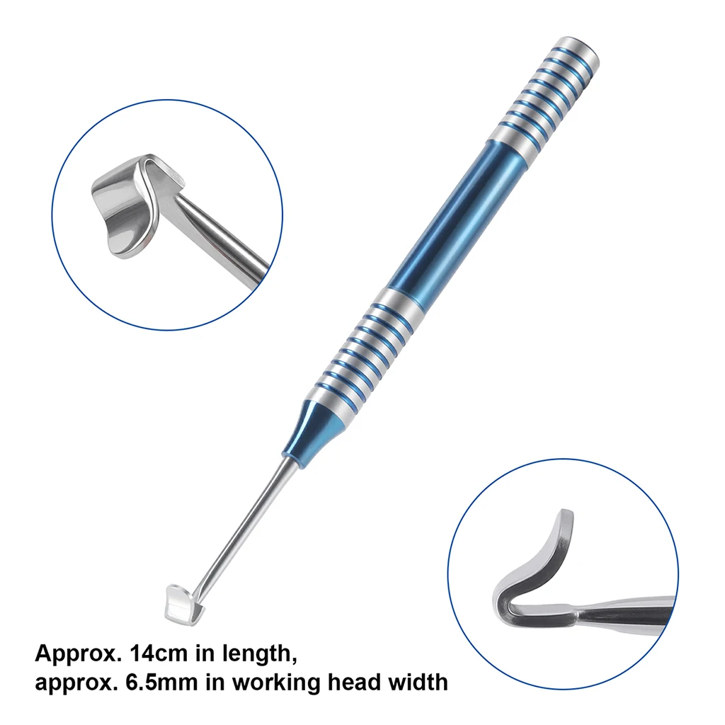 5-teiliges Set AZDENT Dental Periosteal Elevator Separator für Weichgewebe-Implantat-Kit, chirurgische Lingualflap-Werkzeuge aus Edelstahl – Detail 6