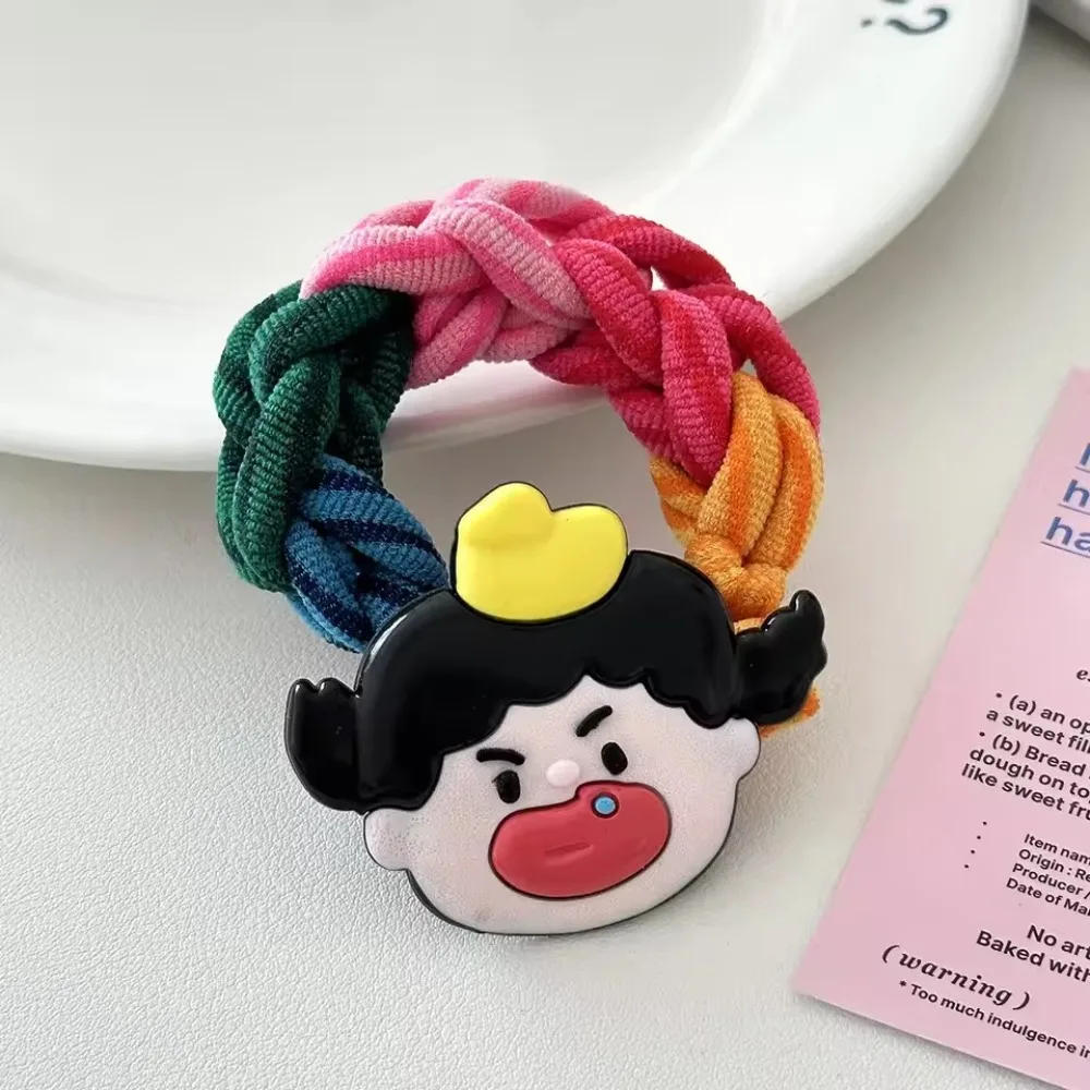 Niedliches Großes Cartoon-Haarband, Hochwertiges Hochelastisches Haargummi für Damen, Langlebiges Flechthaarband, Haaraccessoires – Detail 13